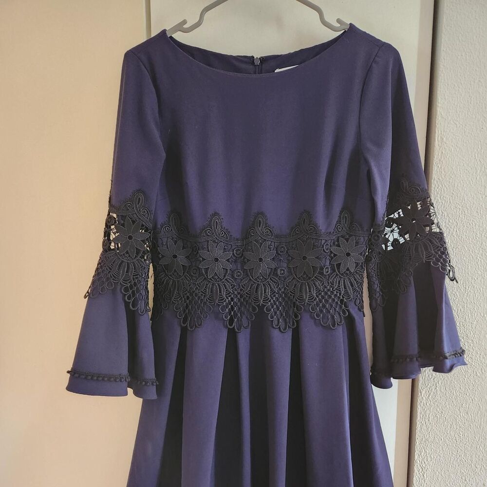 Eliza-j Women's Purple Dress